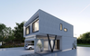 Minimalist Elegant Modular house with precast reinforced concrete walls and light‑steel roof