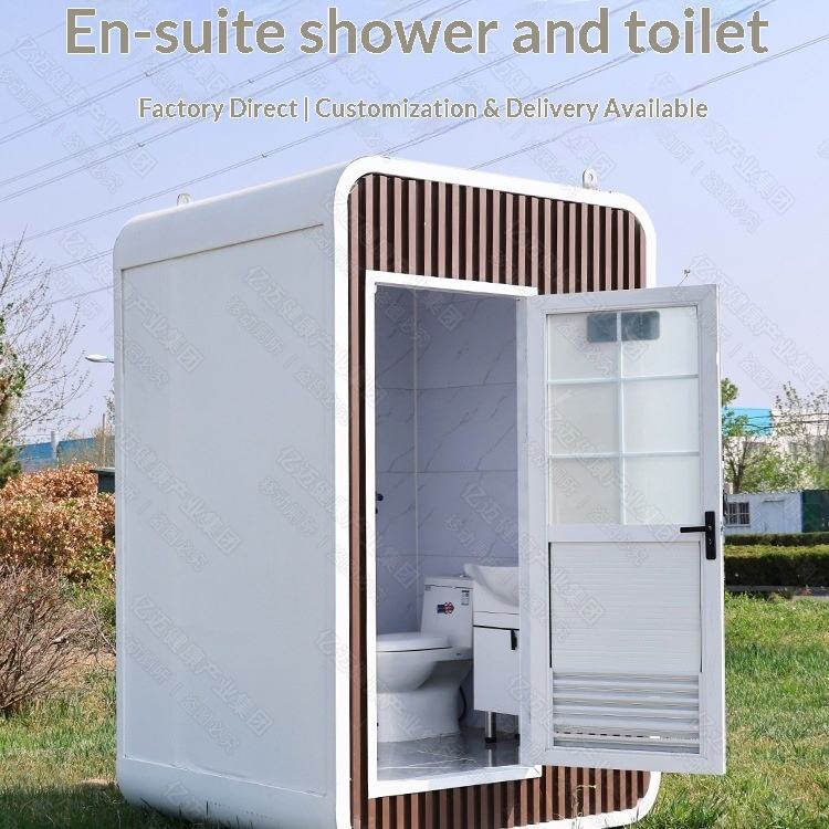 Steel Mobile Environmental Protection Public Toilet for Apple Warehouse and Scenic Area Integrated Temporary Use