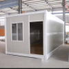 Waterproof Flame Retardant Folding Steel Rectangular Activity House with Integrated Container and Quick LCL