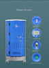 Modern HDPE Thickened Mobile Environmental Protection Portable Outdoor Toilet with Shower Room