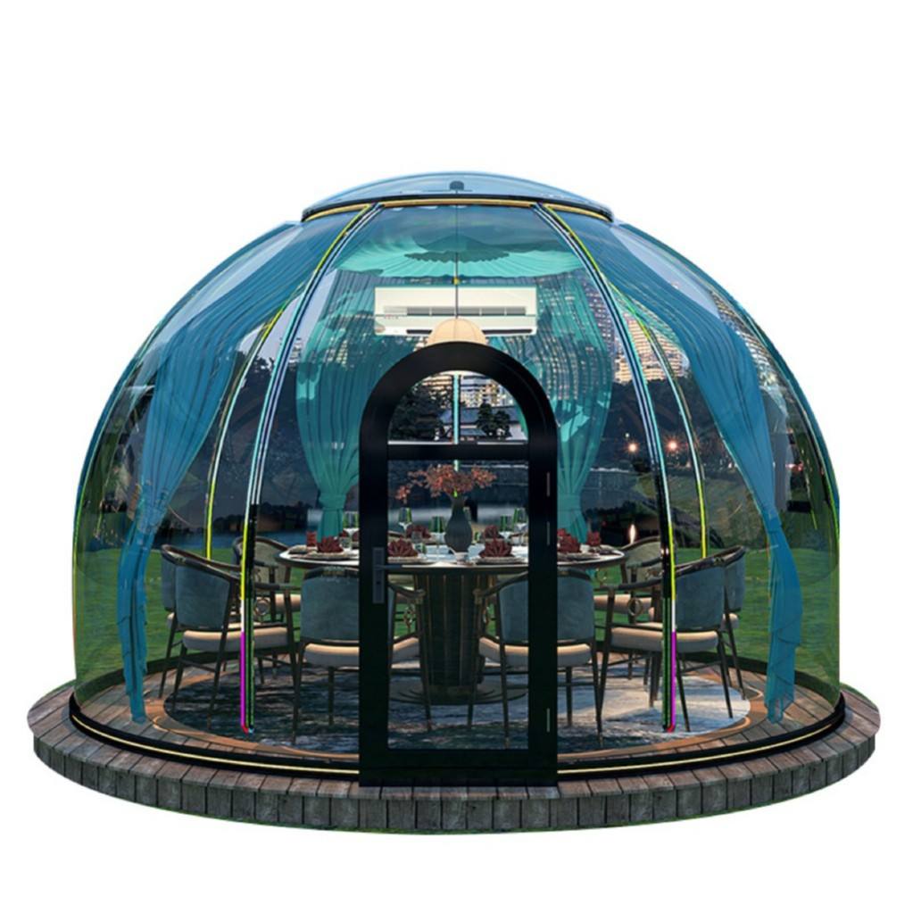 360&deg; Panoramic Transparent Tent for Mobile Spherical Starry Sky Room Homestays for Outdoor Park Restaurants Scenic Areas Camping