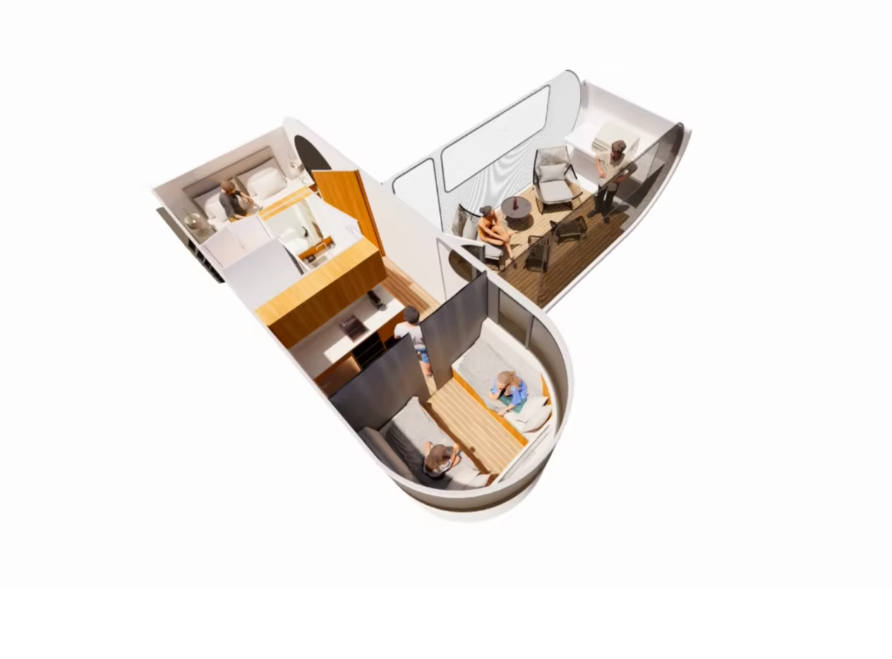 Telescopic Extension Modular Steel Structure Villa House Capsule-type Prefabricated House Modern Design