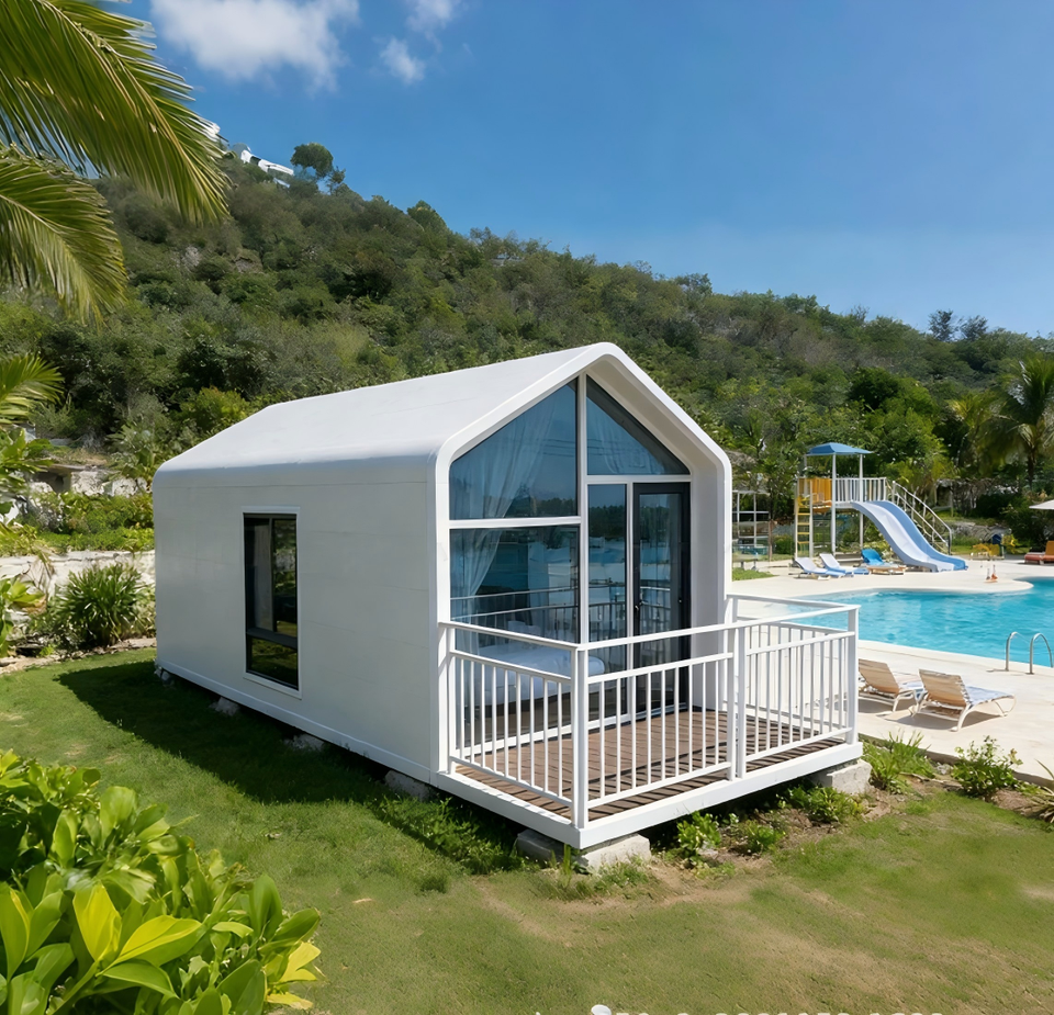 Modular Light Steel Movable Activity Camping House Outdoor Homestay Anticorrosive High-end Villa Fine Decoration Floor Standing