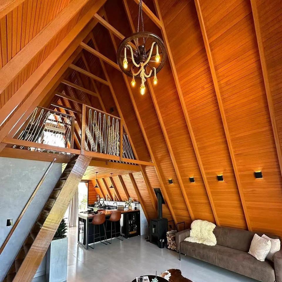 Triangular Wooden House Aframe Wooden House Scenic Area Wooden House Landscape Wooden House Resort Wooden House