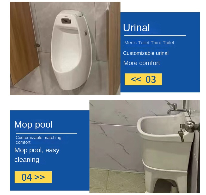 Customized Environmental Protection Plastic Trailer Mobile Outdoor Scenic Public Toilet Rental