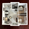 Double-Wing Folding Container Mobile Home for Office Residential & School Use Comfortable with Easy Expansion for Mall Usetion