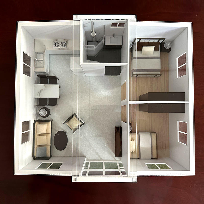 Double-Wing Folding Container Mobile Home for Office Residential & School Use Comfortable with Easy Expansion for Mall Usetion