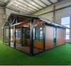 Double-wing Folding Movable Container House Herringbone Top Modern Design Breathable Three-in-One Expansion Box Workshop Office