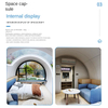 Source Manufacturers Supply Space Capsule Integrated Micro-House Steel Mobile Home for Homestay and Villa Container Material