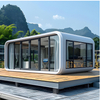 Customizable Luxury Mini High Quality Apple Cabin Hotel Mobile Cabin Single Double Capsule Container House Made Sandwich Panel
