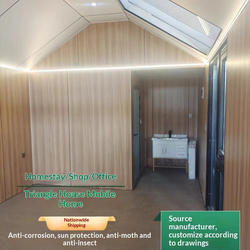 Outdoor Triangle Chalet Modular Creative Internet Celebratory Villa Landscape Homestay Space Capsule Mobile Room Hotel Office