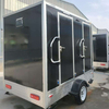Custom Modern Steel Mobile Toilet Trailer for Outdoor Activities Luxury Environmental Protection Baby Diaper Table