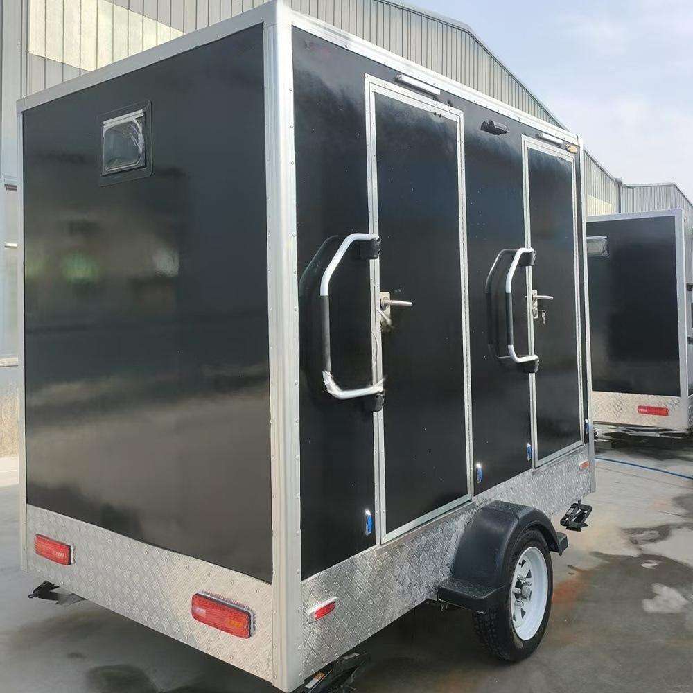 Custom Modern Steel Mobile Toilet Trailer for Outdoor Activities Luxury Environmental Protection Baby Diaper Table