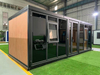 10ft Breathable Lightweight Steel Structure Expandable Flat-top Modern Container House Suitable for Living Rooms Office