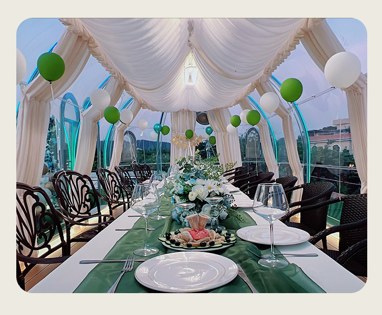 Internet-Famous Camping Pc Starry Sky Room Homestay Family Play Outdoor Tent Movable Rooftop Restaurant Bubble House