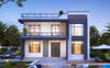 Luxury Light Steel Structure Villas with Mid-Century Modern Design and 41-80mph Wind Resistance Made in Jiangsu China