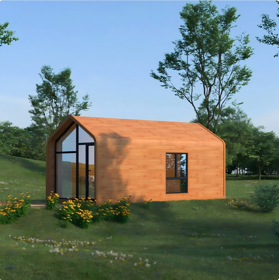 Modular Light Steel Movable Activity Camping House Outdoor Homestay Anticorrosive High-end Villa Fine Decoration Floor Standing