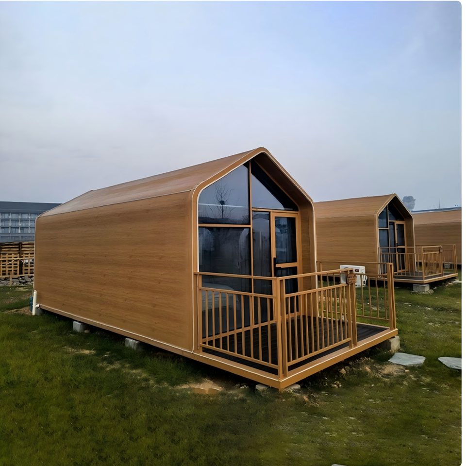 Modular Light Steel Movable Activity Camping House Outdoor Homestay Anticorrosive High-end Villa Fine Decoration Floor Standing