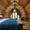 Creative Cultural Tourism Boat Houses & Wooden Houses for Garden Hotels Resort Villas Made of Solid Pine Wood