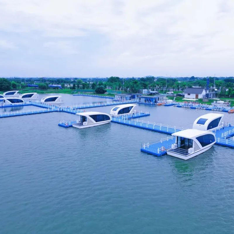 Sea House Modern Leisure Floating Home Floating Restaurant House Boat Houseboat Water Mobile Homes