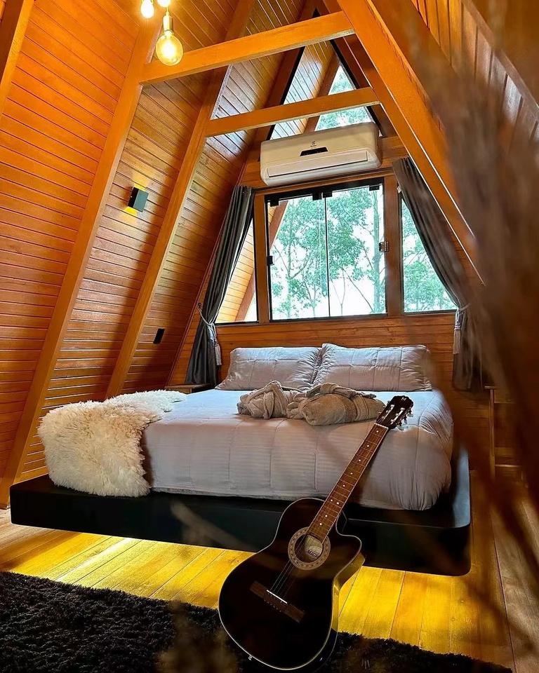Triangular Steel A-Frame Scenic Area Landscape Resort Hotel Activity Room