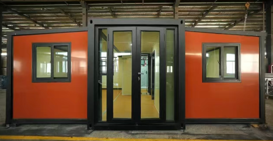 Double-Wing Foldable Habitable Container Residence Expandable Wing-Type Prefabricated House Container House