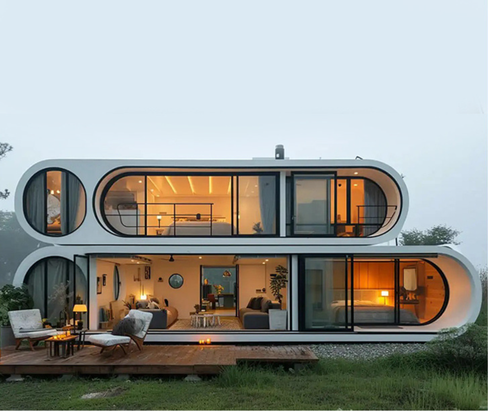 Apple Cabin Modern Breathable Square Single-layer Steel Structure Container Material Apartment House Outdoor Mobile Scenic Area