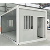 Integrated Housing Manufacturing Waterproof Fireproof Flame Retardant Light Steel Structure Folding Basing 20ft 40ft Shop Villa