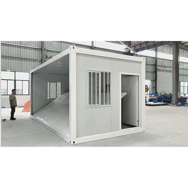 Integrated Housing Manufacturing Waterproof Fireproof Flame Retardant Light Steel Structure Folding Basing 20ft 40ft Shop Villa