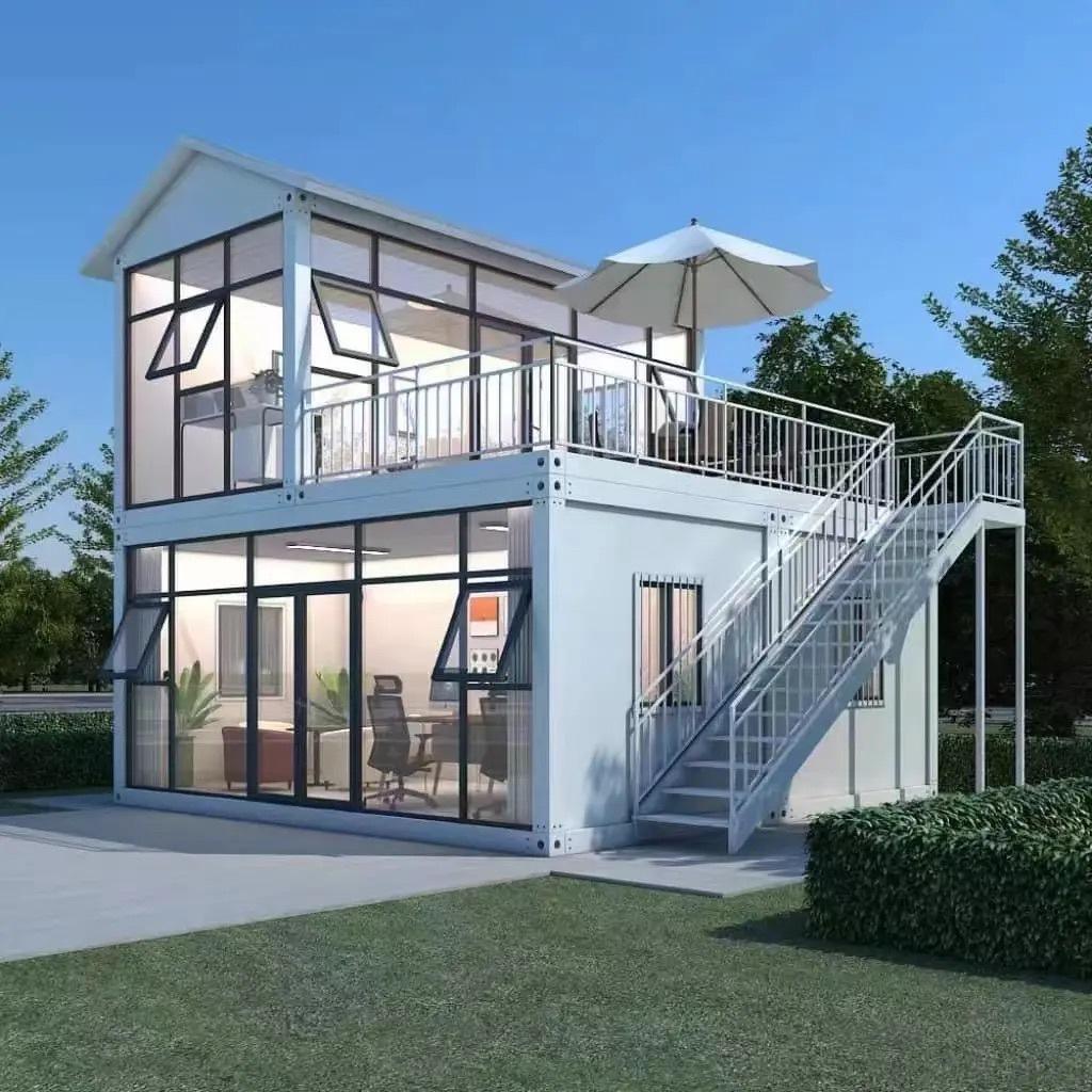 Residential Container Mobile Room Fast LCL Export Trade Simple Activity Board Equipment Flat Pack Steel House Office Building