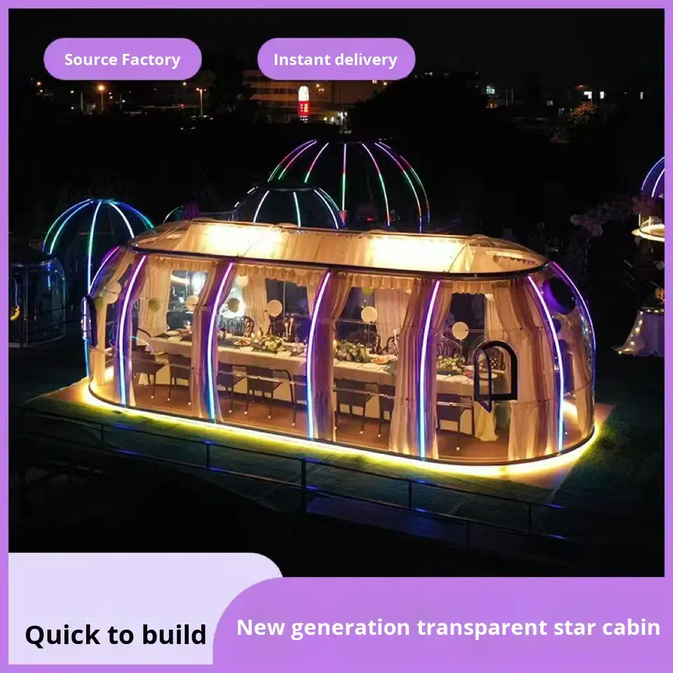 Internet-Famous Camping Pc Starry Sky Room Homestay Family Play Outdoor Tent Movable Rooftop Restaurant Bubble House