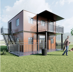 Free Layout Modular Integrated House Mobile Villa Steel Splicing Design with Sandwich Panel for Hotel or Outdoor Use