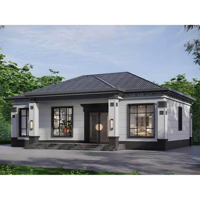 Beautiful Modern Light Steel Frame Design Prefabricated Luxury Villa House