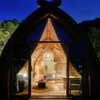 Creative Cultural Tourism Boat Houses & Wooden Houses for Garden Hotels Resort Villas Made of Solid Pine Wood