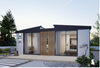 Factory‑prefabricated modular Elegant Modular house with precast reinforced concrete walls and wooden roof
