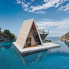 Triangle Wooden House Homestay Outdoor Anti-corrosion Movable Assembly Modern Style Solid Wood Tourist Attractions 
