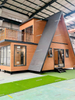 Triangle Roof House with Terrace
