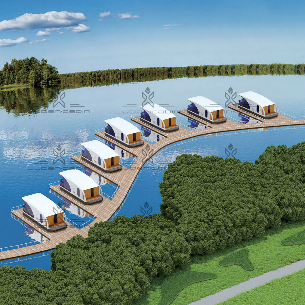 Sea House Modern Leisure Floating Home Floating Restaurant House Boat Houseboat Water Mobile Homes