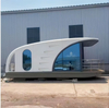 Water Aluminum Floating House Boat Accommodation Multi-functional Capsule House Living Room Shore Fishing Platform Camping Space
