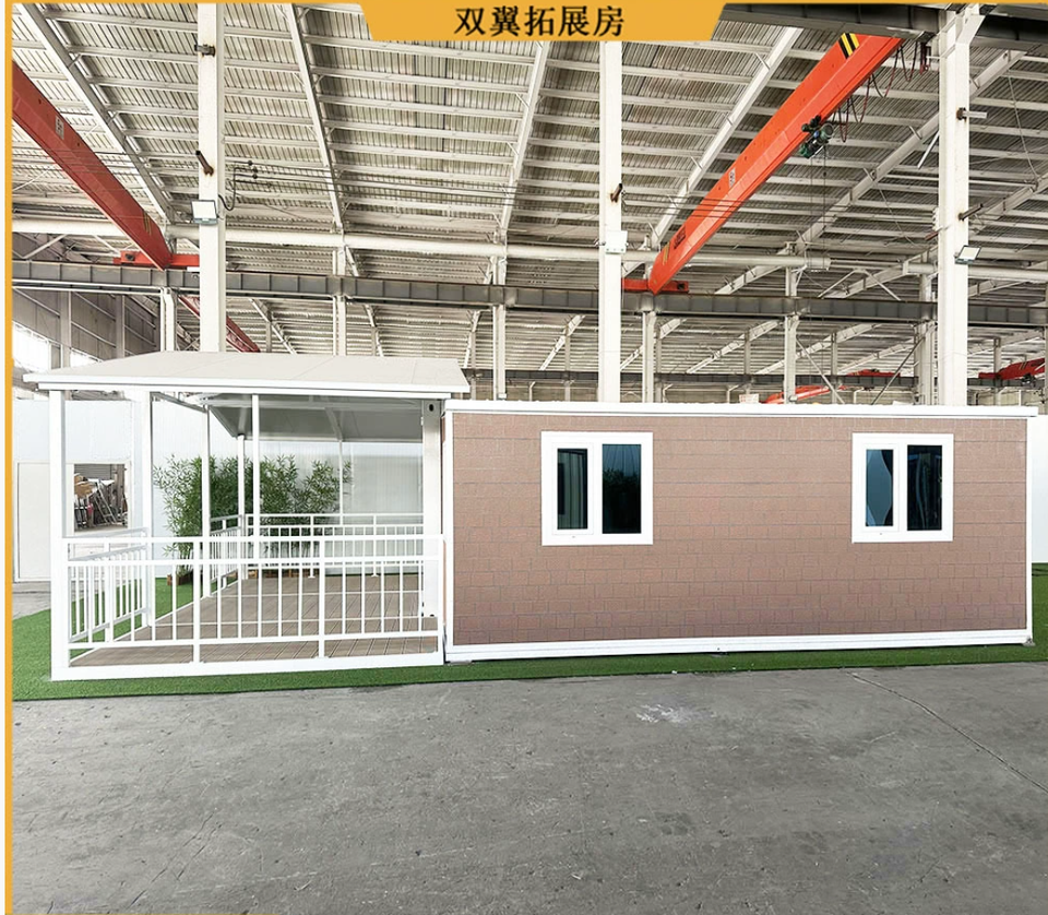 Dual-Wing Integrated Residential Container House Mobile Dormitory Board Accommodation for Construction Site Steel Office Hotel