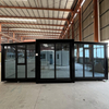 Triple-In-One Expandable Folding Container House Factory-Supplied for Office Use Double-Wing Deployable Container Office Unit