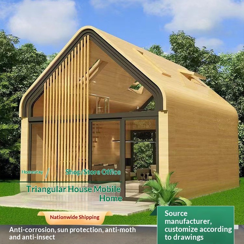 Outdoor Triangle Chalet Modular Creative Internet Celebratory Villa Landscape Homestay Space Capsule Mobile Room Hotel Office