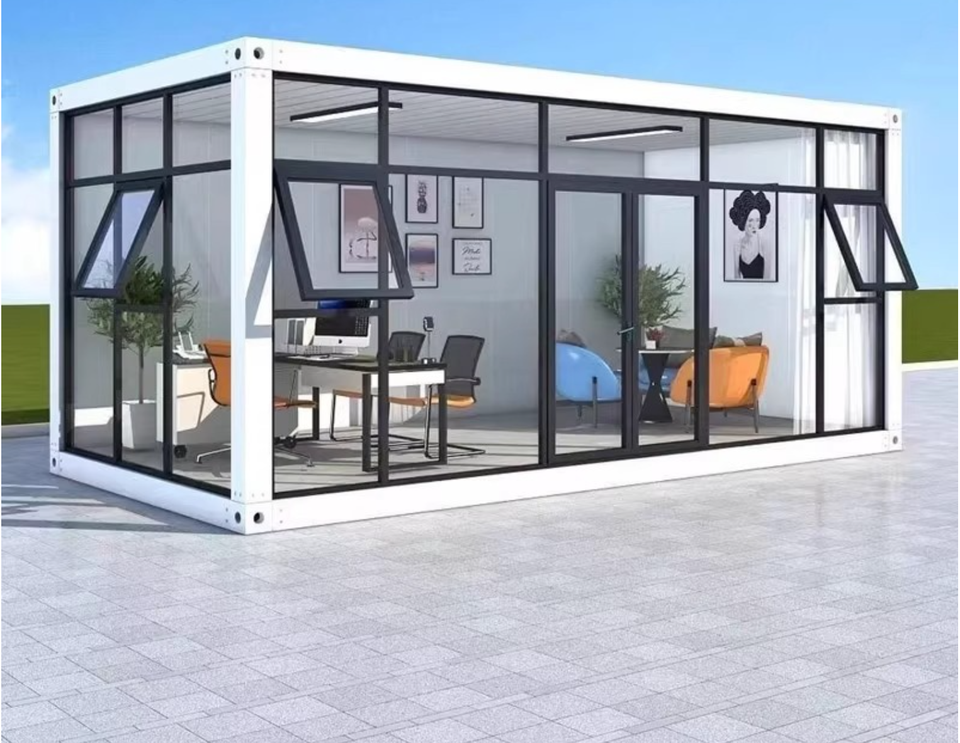 Residential Container Mobile Room Fast LCL Export Trade Simple Activity Board Equipment Flat Pack Steel House Office Building