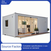 Modern Design Creative Containers Stainless Steel Frame Steel Material Horizontal Opening Fixed Style Glass Door
