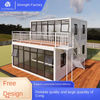Dual-Deck Durable Steel Container for Residential Simple Office Scenic Area Living Integrated Package Box for House Double-Deck