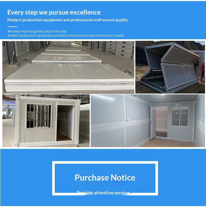 Integrated Housing Manufacturing Waterproof Fireproof Flame Retardant Light Steel Structure Folding Basing 20ft 40ft Shop Villa