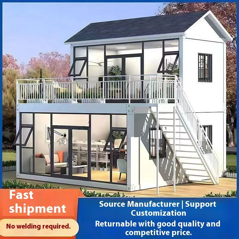 Residential Container Mobile Room Fast LCL Export Trade Simple Activity Board Equipment Flat Pack Steel House Office Building