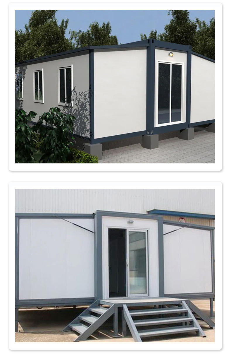 Dual-Wing Residential Container House Integrated Mobile Dormitory Board House Minimalist Decoration for Hotels Schools Bedrooms