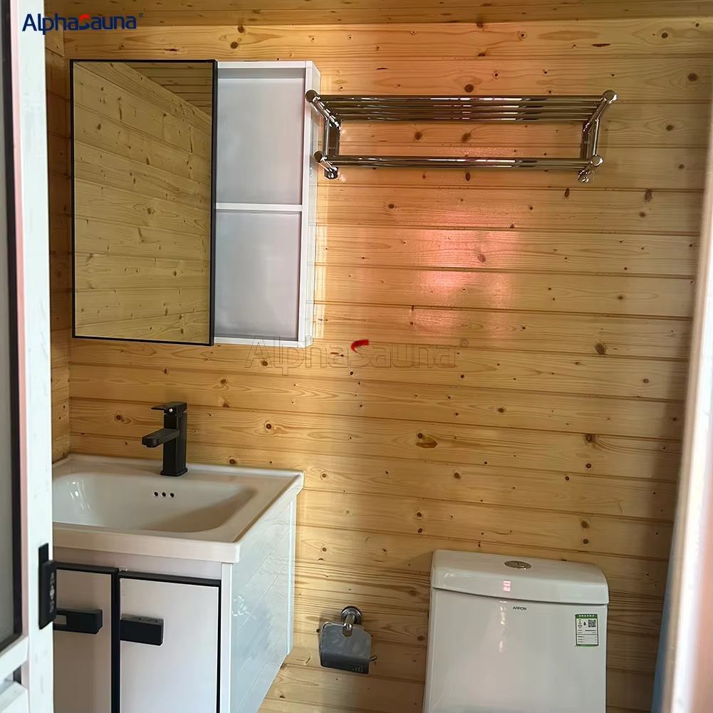 Premade 4 Bedroom Home With Wooden Entrance Doors China Import Prefabricated Houses With Carport Wooden Doll House