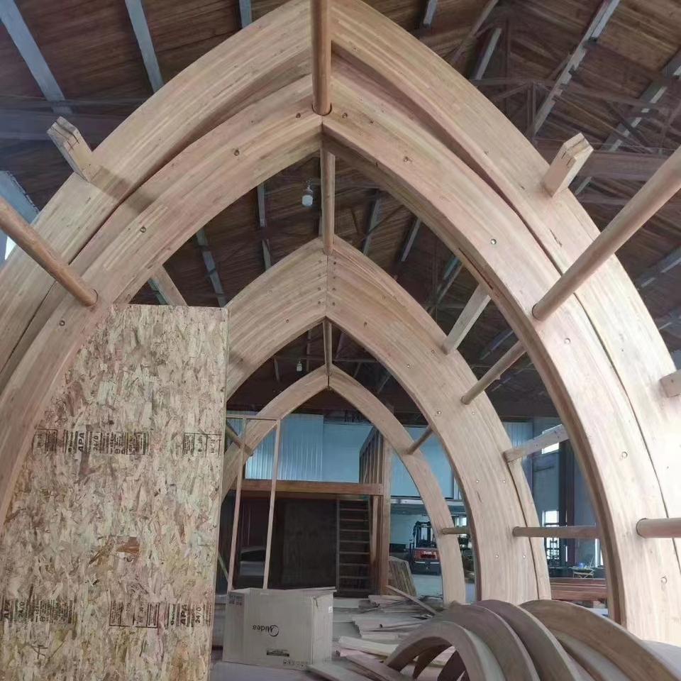Creative Cultural Tourism Boat Houses & Wooden Houses for Garden Hotels Resort Villas Made of Solid Pine Wood